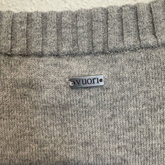 Vuori Gray Men's Cotton/Cashmere Sweater - Sz 2XL - Picture 4 of 6